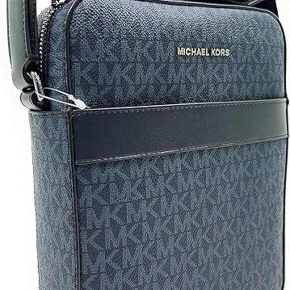 Michael Kors Other - Michael Kors Men's Medium Crossbody Leather Cooper Flight Bag  - Admiral Blue